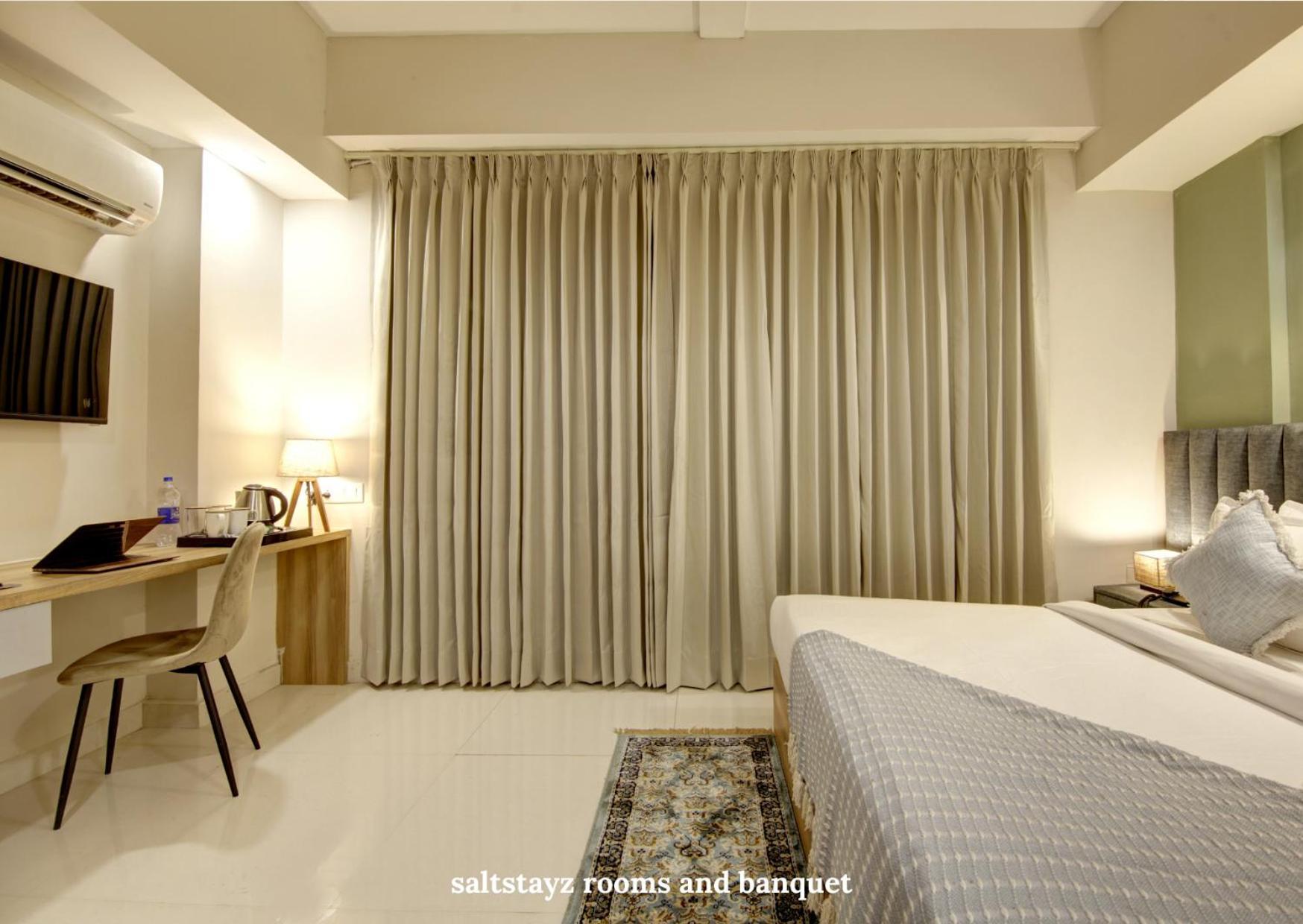 Saltstayz Premier Executive Serviced Apartment - Golf Course Extension Road Gurgáon Exteriér fotografie